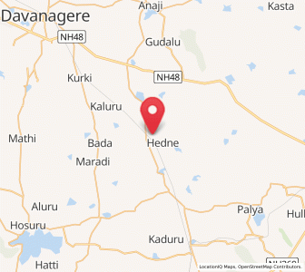 Map of Mayakonda, Karnataka