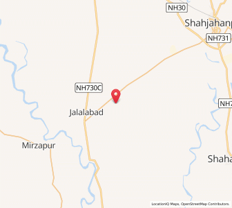 Map of Mazra Purena, Uttar Pradesh