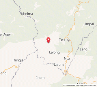 Map of Mechangbung, Assam