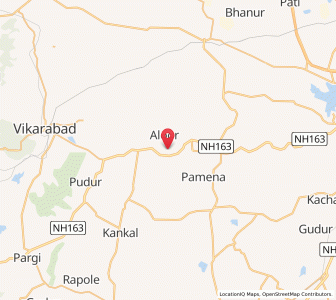 Map of Meddagudam, Andhra Pradesh