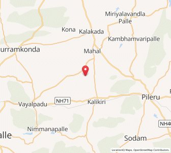 Map of Medikurti, Andhra Pradesh