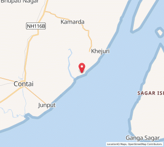 Map of Medinagar, West Bengal