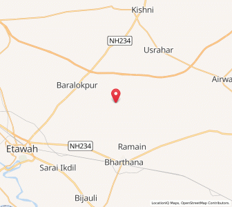 Map of Medipura, Uttar Pradesh
