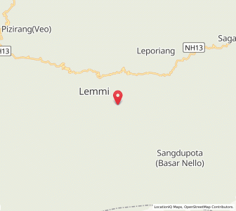 Map of Medum, Arunachal Pradesh