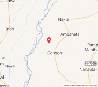 Map of Meghan Majra, Uttar Pradesh