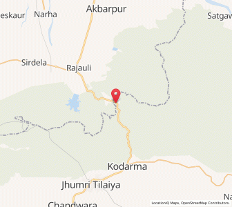 Map of Meghatari, Jharkhand