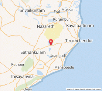 Map of Megnanapuram, Tamil Nadu