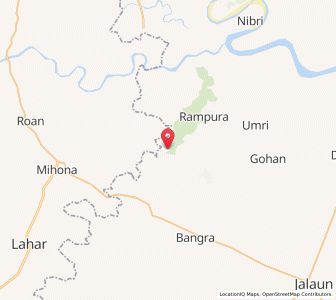 Map of Megni, Uttar Pradesh