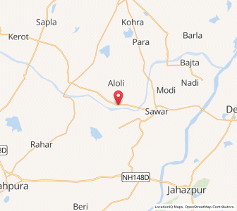 Map of Meharun Kalan, Rajasthan