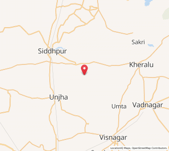 Map of Meharwada, Gujarat