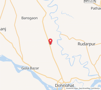 Map of Mehdia, Uttar Pradesh