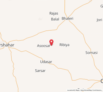 Map of Mehrawansar, Rajasthan