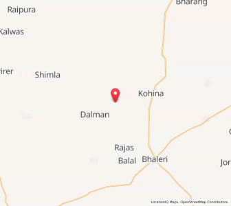 Map of Mehri, Rajasthan