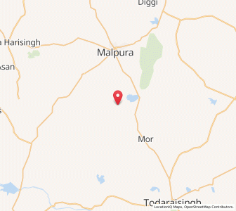 Map of Mehru, Rajasthan