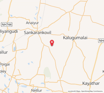 Map of Mel Nilidanallur, Tamil Nadu