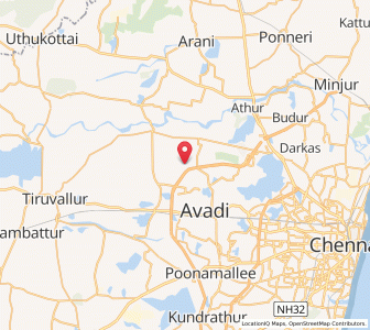 Map of Mel Pakkam, Tamil Nadu