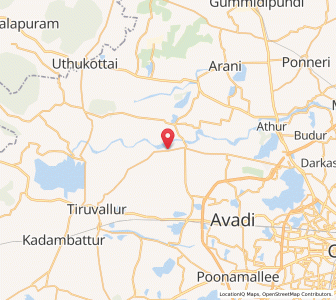 Map of Melkandigai, Tamil Nadu