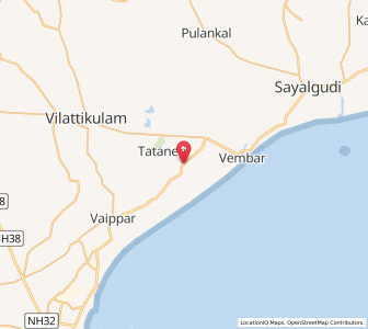 Map of Melmandai, Tamil Nadu
