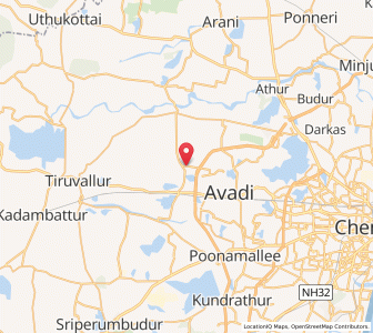 Map of Melpedu, Tamil Nadu