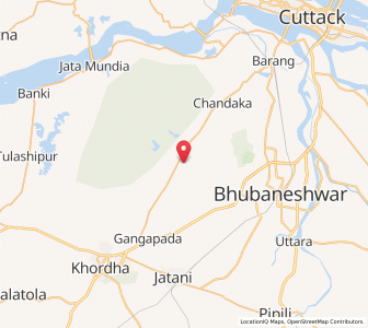 Map of Mendhasal, Odisha