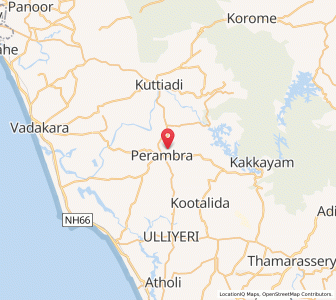 Map of Mennanyam, Kerala