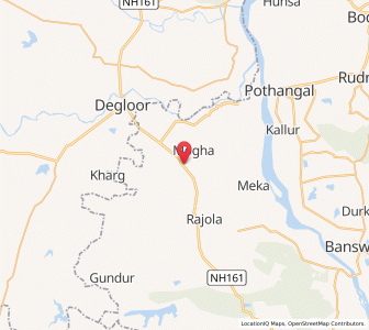 Map of Menur, Andhra Pradesh
