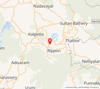 Map of Meppadi, Kerala