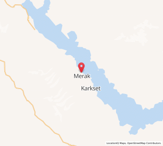 Map of Merak, Kashmir
