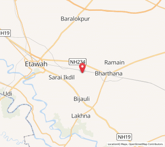 Map of Meri Dudhi, Uttar Pradesh