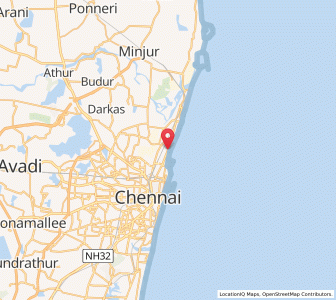 Map of Mettupalaiyam, Tamil Nadu