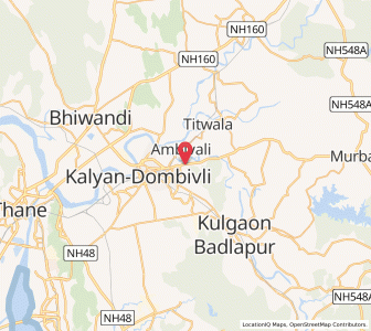 Map of Mharal Bk, Maharashtra
