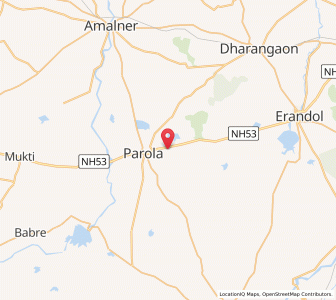 Map of Mhasva, Maharashtra