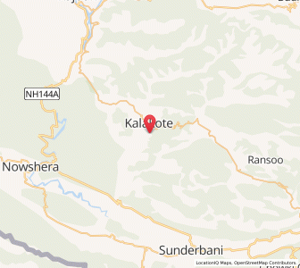Map of Miar, Kashmir