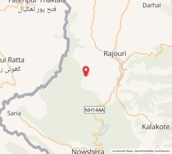 Map of Miari, Kashmir