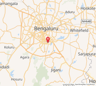 Map of Mico Layout(Near Shilpa Kala Mantapa), Karnataka