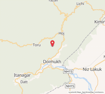 Map of Midpu, Arunachal Pradesh