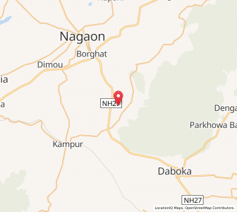 Map of Mikirgaon, Assam