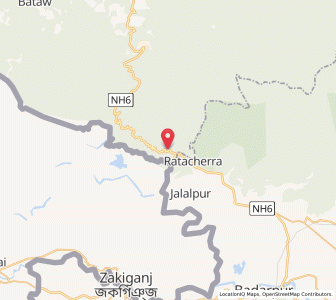 Map of Miklipara, Meghalaya