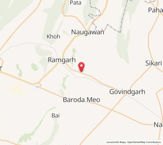 Map of Milakpur, Rajasthan