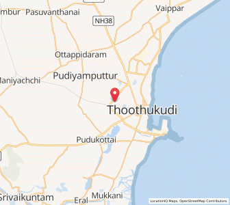 Map of Milavittan, Tamil Nadu