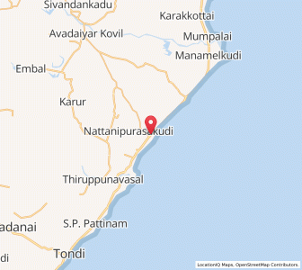 Map of Mimisal, Tamil Nadu