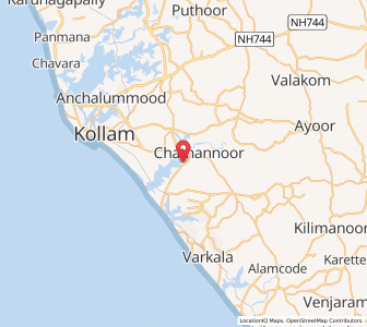 Map of Minad, Kerala