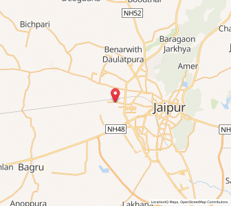 Map of Minawala, Rajasthan