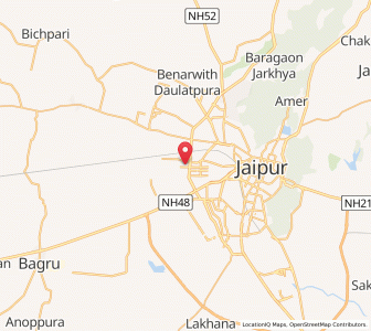 Map of Minawali Dhani, Rajasthan