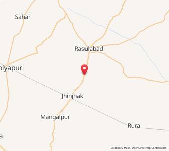 Map of Mindakuan, Uttar Pradesh