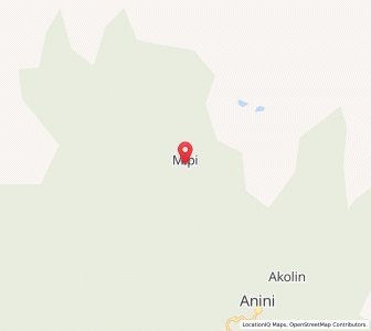 Map of Mipi, Arunachal Pradesh