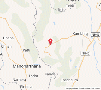 Map of Miragwas, Madhya Pradesh