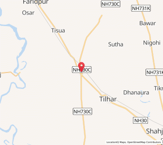 Map of Miranpur Katra, Uttar Pradesh