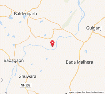Map of Mirawali, Madhya Pradesh