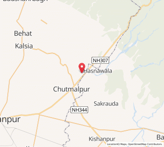 Map of Mirpur, Uttar Pradesh